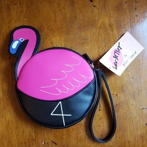Betsey Johnson Flamingo Wristlet